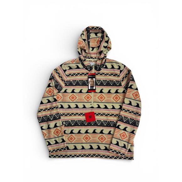 O'Neill Other - New O'Neil Women's  Sierra Tribal Fleece Quarter-Zip Pullover Hoodie Size Medium